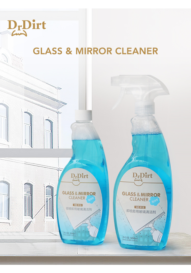 Dr.Dirt Glass &amp; Mirror Cleaner - Cleanic Cleaning Equipment